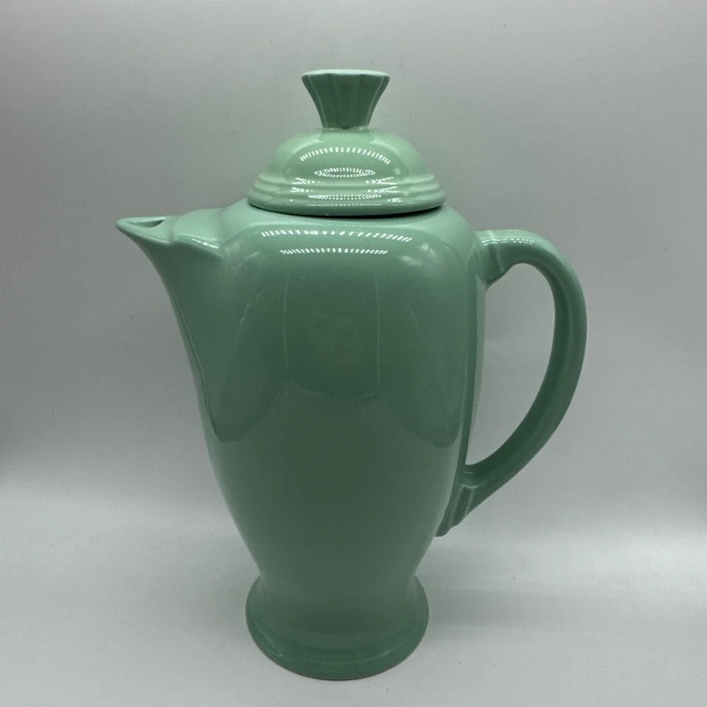 Fiesta Coffee Server Sea Mist With Lid NWT First Quality Excellent Retired 38 Oz